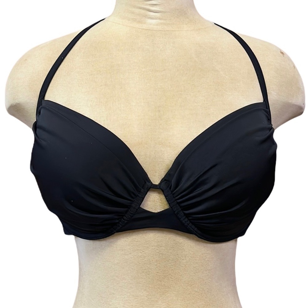Victoria’s Secret Bikini Top Black Push-Up Swimsuit 38D